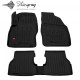 CAR RUBBER FLOOR MATS BLACK FORD FOCUS II (2004-2011) 3D STINGRAY