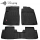 CAR RUBBER FLOOR MATS BLACK HONDA CR-V (2012-2016) 3D STINGRAY