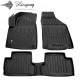 CAR RUBBER FLOOR MATS BLACK  JEEP CHEROKEE (KL) (2013-...) 3D STINGRAY