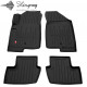 CAR RUBBER FLOOR MATS BLACK JEEP Patriot (2007-2016) 3D STINGRAY