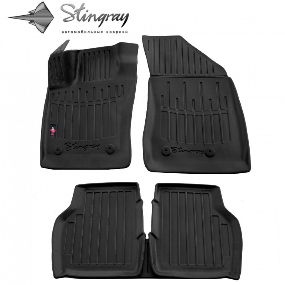 ALFOMBRILLAS DE GOMA NEGRAS PARA JEEP Compass II (2017-…) 3D STINGRAY