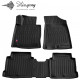 CAR RUBBER FLOOR MATS BLACK KIA OPTIMA (2015-2020) 3D STINGRAY