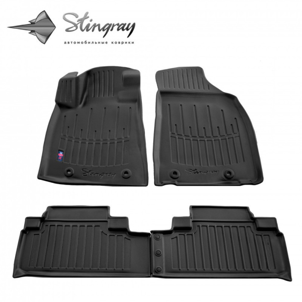 CAR RUBBER FLOOR MATS BLACK LEXUS RX (2009-2015) 3D STINGRAY