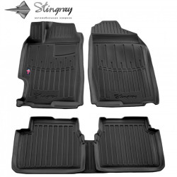 CAR RUBBER FLOOR MATS BLACK MAZDA 6 (2002-2008) 3D STINGRAY