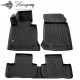 CAR RUBBER FLOOR MATS BLACK MERCEDES BENZ GLK X204 (2008-2015) 3D STINGRAY
