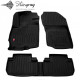CAR RUBBER FLOOR MATS BLACK MITSUBISHI ECLIPSE CROSS (2017-...) 3D STINGRAY