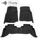 CAR RUBBER FLOOR MATS BLACK MITSUBISHI PAJERO (2006-...) 3D STINGRAY
