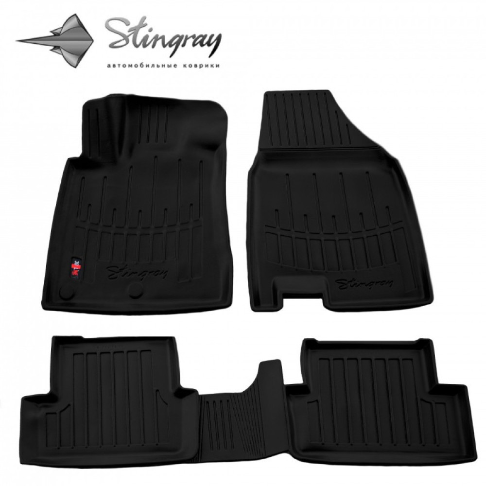 ALFOMBRILLAS DE GOMA NEGRAS NISSAN QASHQAI (2007-2014) 3D STINGRAY