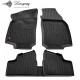 CAR RUBBER FLOOR MATS BLACK OPEL ASTRA G (1998-2004) 3D STINGRAY 