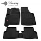 CAR RUBBER FLOOR MATS BLACK  OPEL MERIVA A (2002-2010) 3D STINGRAY