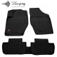 CAR RUBBER FLOOR MATS BLACK PEUGEOT 308 (2007-2013) 3D STINGRAY