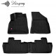 CAR RUBBER FLOOR MATS BLACK PEUGEOT 5008 (2008-2017) 3D STINGRAY