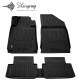 CAR RUBBER FLOOR MATS BLACK PEUGEOT 508 I (2010-2018) 3D STINGRAY