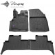 CAR RUBBER FLOOR MATS BLACK RENAULT GRAND SCENIC III (2009-2016) 3D STINGRAY