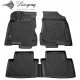 CAR RUBBER FLOOR MATS BLACK RENAULT KOLEOS I (2008-2016) 3D STINGRAY
