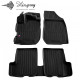 ALFOMBRILLAS DE GOMA PARA COCHE DACIA LOGAN NEGRAS (2012-...) 3D STINGRAY