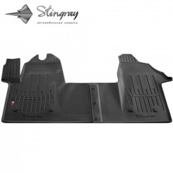 CAR RUBBER FLOOR MATS BLACK OPEL MOVANO B (2010-...) 3D STINGRAY