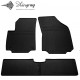 CAR RUBBER FLOOR MATS BLACK CHEVROLET EQUINOX III (2017-...) STINGRAY