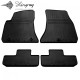 CAR RUBBER FLOOR MATS BLACK DODGE CHALLENGER III 2WD (2008-2019) STINGRAY