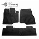 CAR RUBBER FLOOR MATS BLACK FORD F-150 (Super/Crew cab) (2014-...) STINGRAY