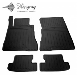 CAR RUBBER FLOOR MATS BLACK FORD  MUSTANG  VI (2014-...) STINGRAY