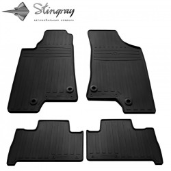 CAR RUBBER FLOOR MATS BLACK HUMMER H3 (2005-2010) STINGRAY