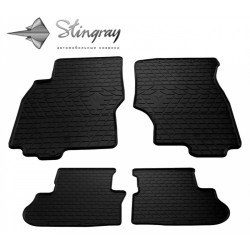 CAR RUBBER FLOOR MATS BLACK INFINITI FX (2003-2008) STINGRAY