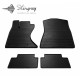 CAR RUBBER FLOOR MATS BLACK LEXUS GS 4WD (2005-2011) STINGRAY
