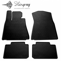 CAR RUBBER FLOOR MATS BLACK LEXUS GS (2011-2018) STINGRAY