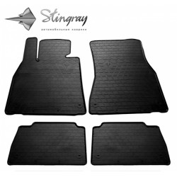 CAR RUBBER FLOOR MATS BLACK LEXUS LS  (2007-2017) STINGRAY