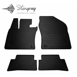 CAR RUBBER FLOOR MATS BLACK LEXUS UX (2018-...) STINGRAY
