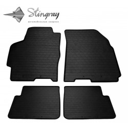CAR RUBBER FLOOR MATS BLACK MAZDA 626 (GF/GW) (1997–2002) STINGRAY