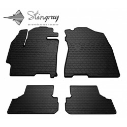 CAR RUBBER FLOOR MATS BLACK  MAZDA PREMACY (1999-2005) STINGRAY