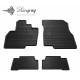 CAR RUBBER FLOOR MATS BLACK MITSUBISHI GRANDIS (2003-2011) STINGRAY