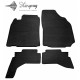 CAR RUBBER FLOOR MATS BLACK MITSUBISHI PAJERO SPORT I (1996-2008) STINGRAY