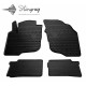 CAR RUBBER FLOOR MATS BLACK MITSUBISHI SPACE STAR  (1998-2005) STINGRAY