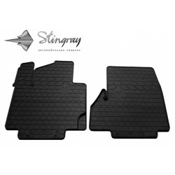CAR RUBBER FLOOR MATS BLACK NISSAN e-NV200 (2013-...) STINGRAY