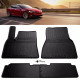 CAR RUBBER FLOOR MATS BLACK TESLA MODEL S (2012-...) STINGRAY