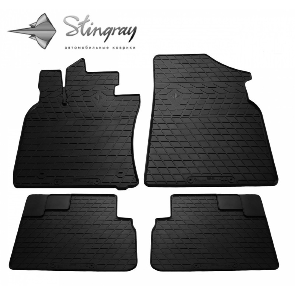 CAR RUBBER FLOOR MATS BLACK TOYOTA CAMRY  (2017-...) STINGRAY
