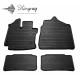 CAR RUBBER FLOOR MATS BLACK TOYOTA YARIS I (1999-2005) STINGRAY