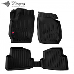 ALFOMBRILLAS DE GOMA NEGRAS SKODA FABIA II (2007-2014) 3D STINGRAY