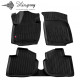 CAR RUBBER FLOOR MATS BLACK SEAT TOLEDO IV (2012-2019) 3D STINGRAY