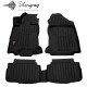 CAR RUBBER FLOOR MATS BLACK SUBARU OUTBACK VI (2020-...) 3D STINGRAY