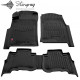 CAR RUBBER FLOOR MATS BLACK LEXUS GX (2002-2009) 3D STINGRAY