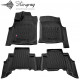 CAR RUBBER FLOOR MATS BLACK LEXUS GX II (2010-...) 3D STINGRAY