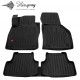CAR RUBBER FLOOR MATS BLACK VOLKSWAGEN GOLF VII (2012-2020) 3D STINGRAY