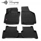 CAR RUBBER FLOOR MATS BLACK SKODA YETI (2009-2017) 3D STINGRAY