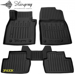 ALFOMBRILLAS DE GOMA NEGRAS VOLKSWAGEN T-Cross (2019-...) 3D STINGRAY