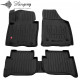 CAR RUBBER FLOOR MATS BLACK VOLKSWAGEN TOURAN I (2003-2014) 3D STINGRAY