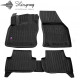 CAR RUBBER FLOOR MATS BLACK VOLKSWAGEN TIGUAN II (2016-...) 3D STINGRAY
